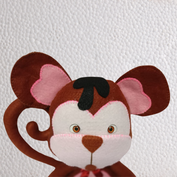 Macaquinho de Feltro Hipoalergênicos Decoração Infantil - Image 3