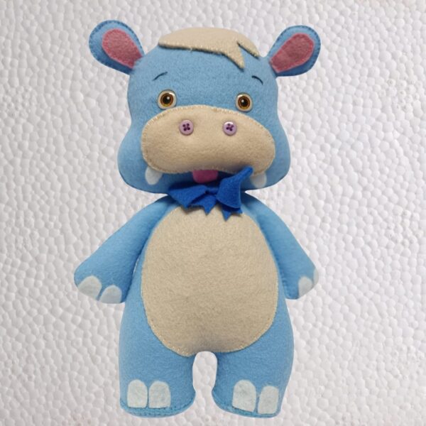 Hipopotámo de Feltro Hipoalergênicos Decoração Infantil - Image 2