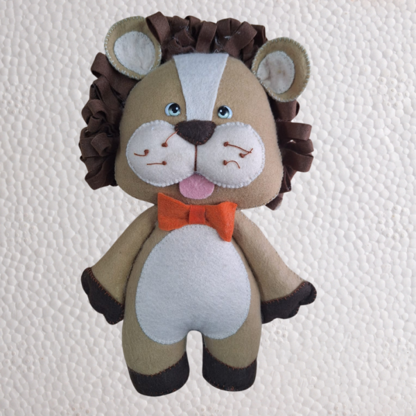 Leãozinho de Feltro Hipoalergênicos Decoração Infantil - Image 2