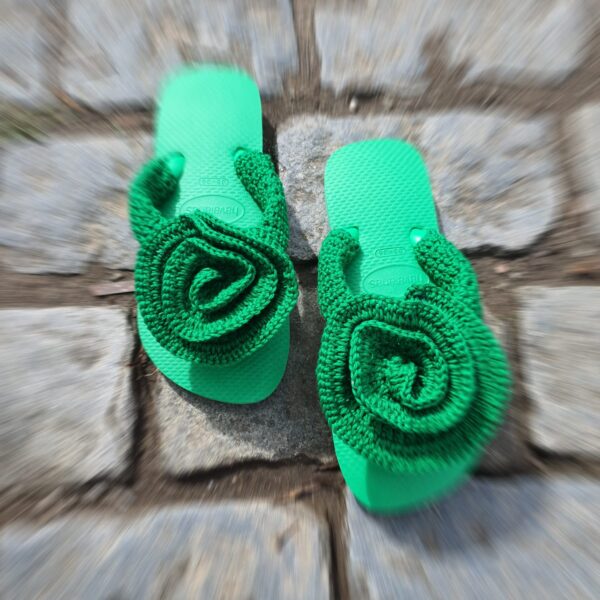 Chinelo Havaianas Legítimo Decorado em Crochê - Image 9