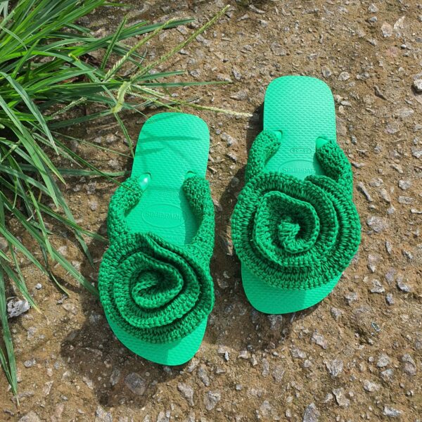 Chinelo Havaianas Legítimo Decorado em Crochê - Image 10