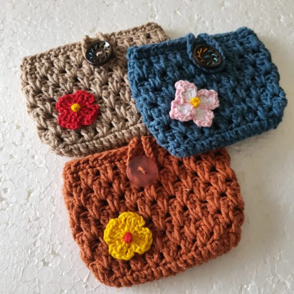 Mini Bolsas em Crochê - Image 3